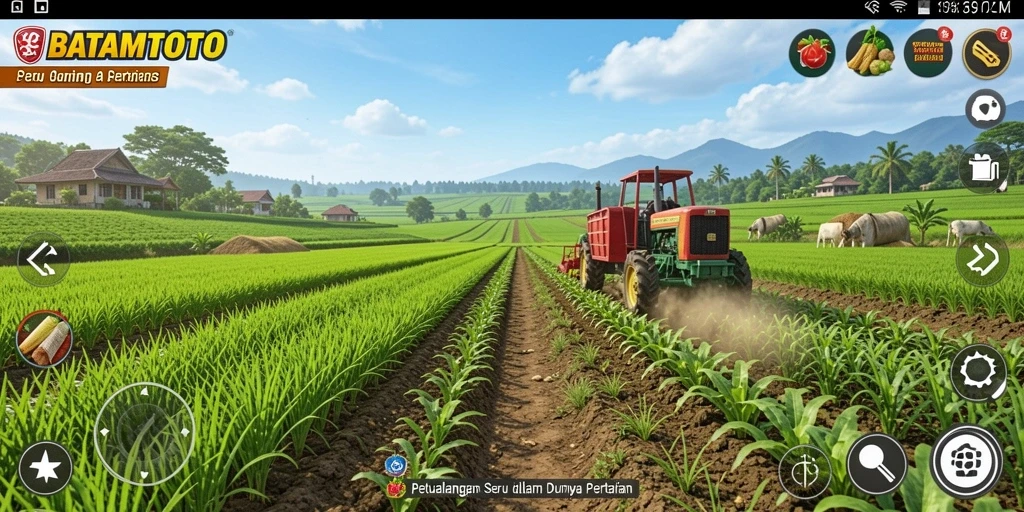 Tampilan gameplay seru di dalam dunia BATAMTOTO yang penuh warna.