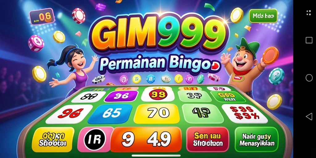Tampilan gameplay seru dalam permainan Bingo GIM999.