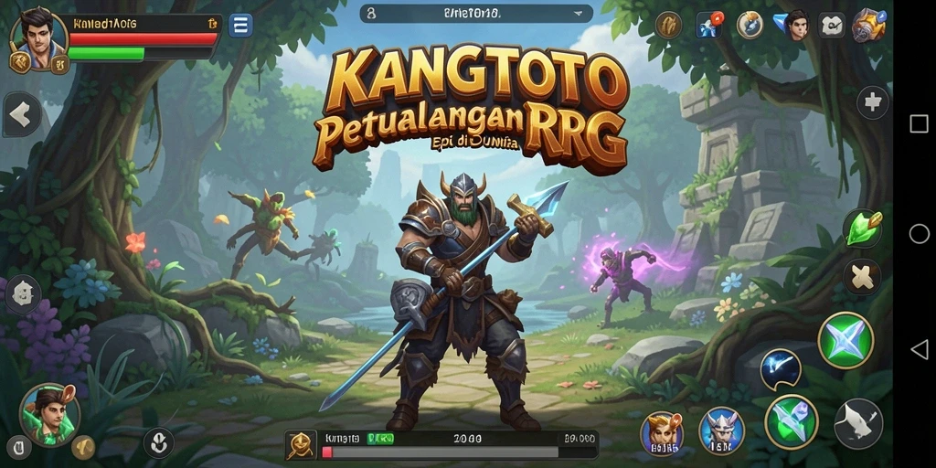 Tampilan gameplay KANGTOTO yang menakjubkan dan dinamis.