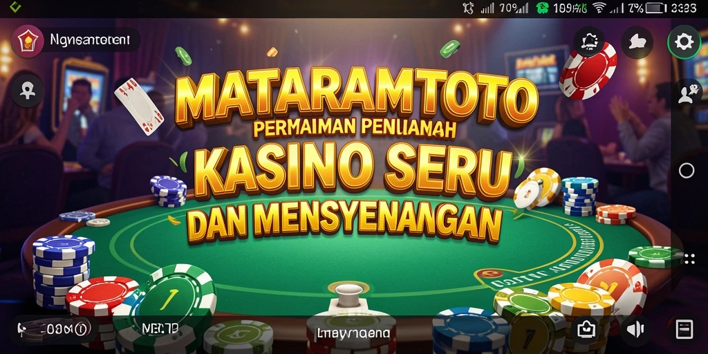 Tampilan mendebarkan dari gameplay <strong>MATARAMTOTO</strong> yang memikat.