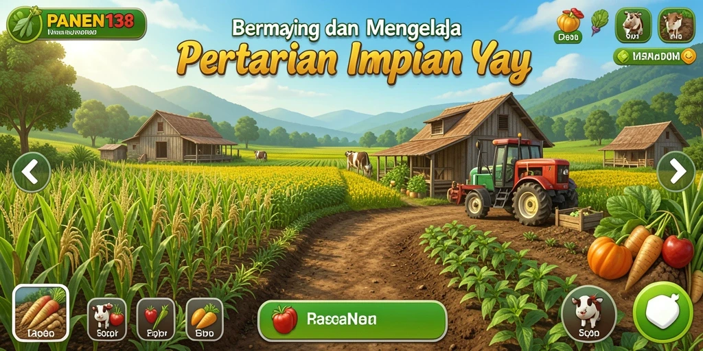 Tampilkan hasil panen dan kebun indah dalam <strong>PANEN138</strong>.