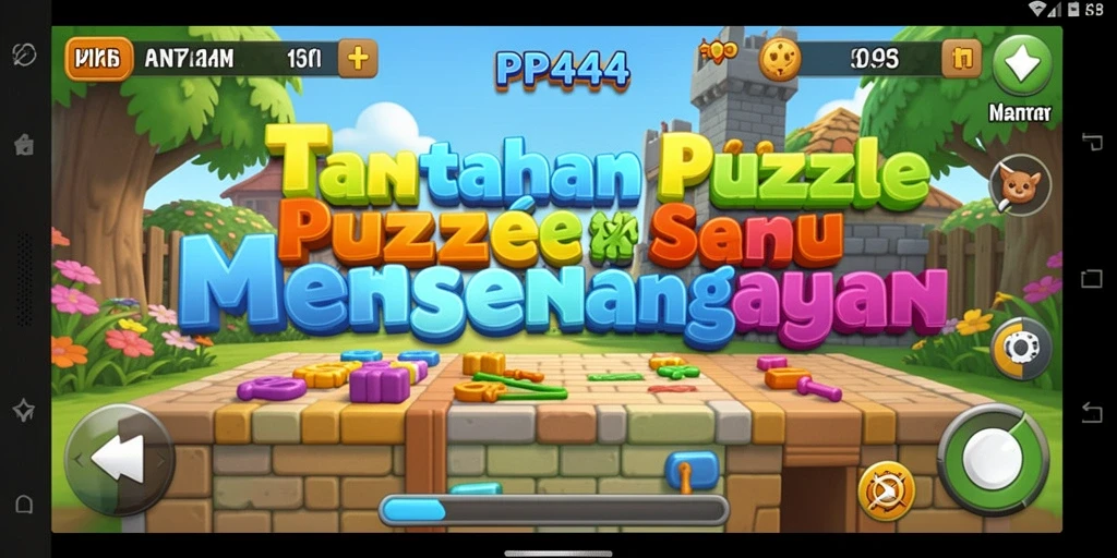 Tampilan gameplay seru dan interaktif di PP444.