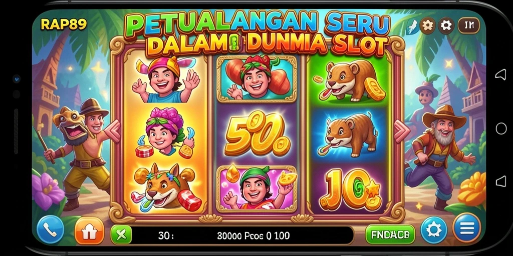 Gameplay seru dari RAP89 yang penuh warna dan animasi menarik.