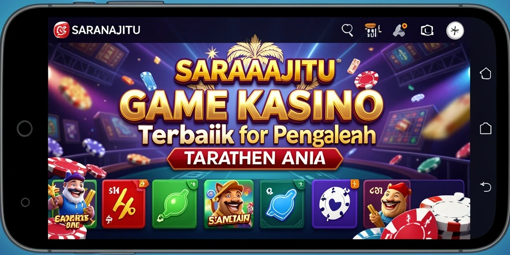 Tampilan gameplay menarik dari SARANAJITU di kasino virtual.