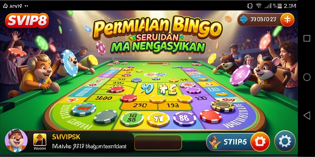 Tampilan gameplay seru dalam game Bingo SVIP8.