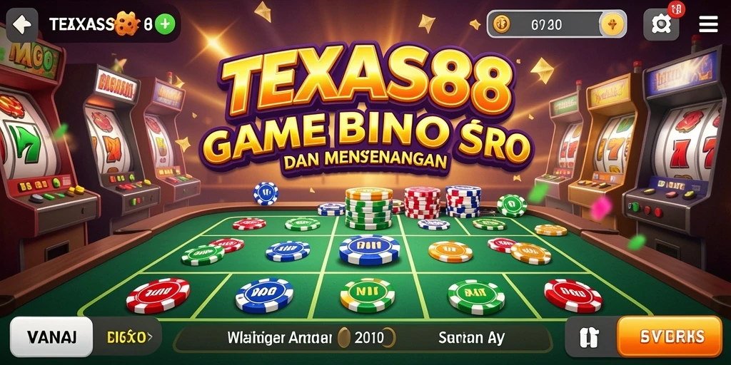 Tampilan gameplay menarik dari TEXAS88 dengan elemen Bingo.