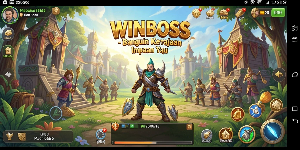 Tampilan gameplay yang menarik di WINBOSS dengan berbagai fitur strategis.